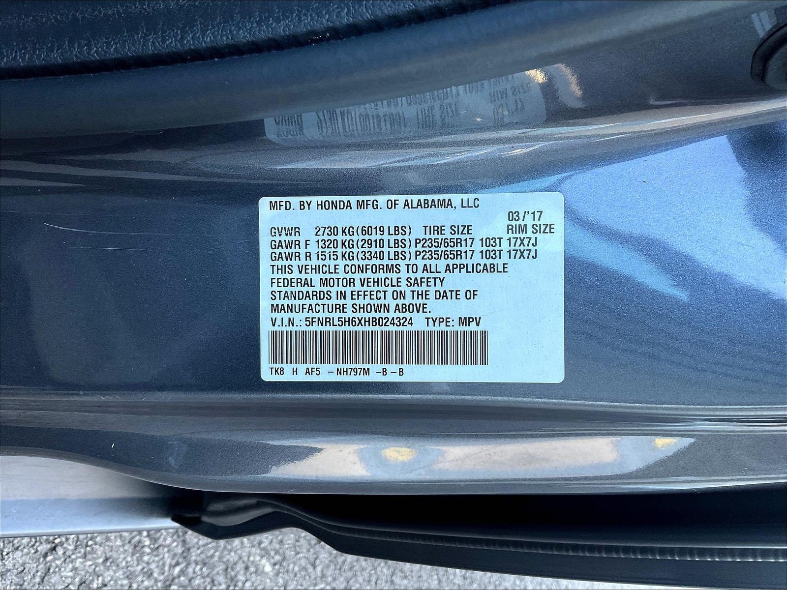Used 2017 Honda Odyssey EX-L image 19