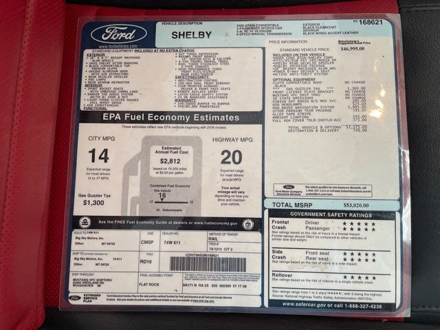 Used 2008 Ford Mustang Shelby GT500 image 18