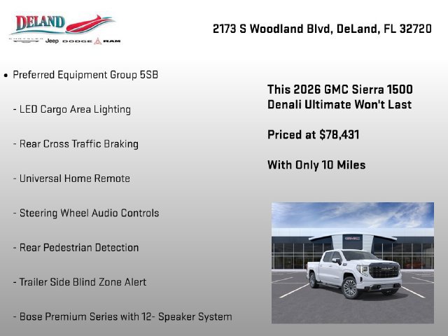 New 2026 GMC Sierra 1500 Denali Ultimate AWD/4WD image 36