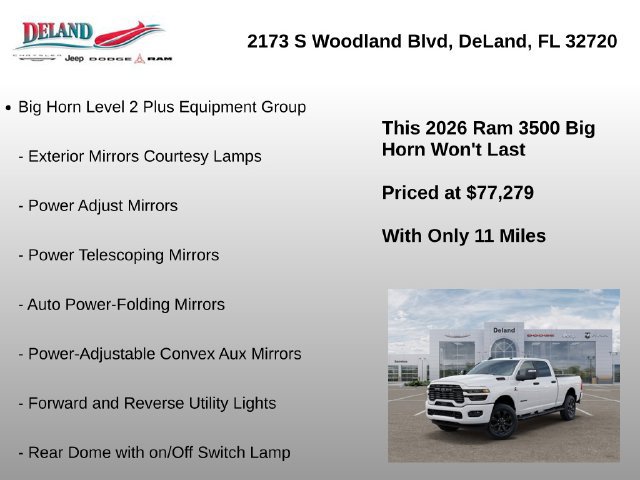 New 2026 RAM 3500 Big Horn AWD/4WD image 29
