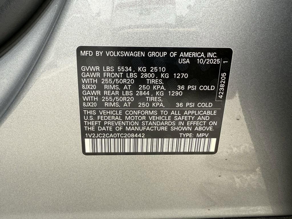 New 2026 Volkswagen Atlas Cross Sport SE image 28