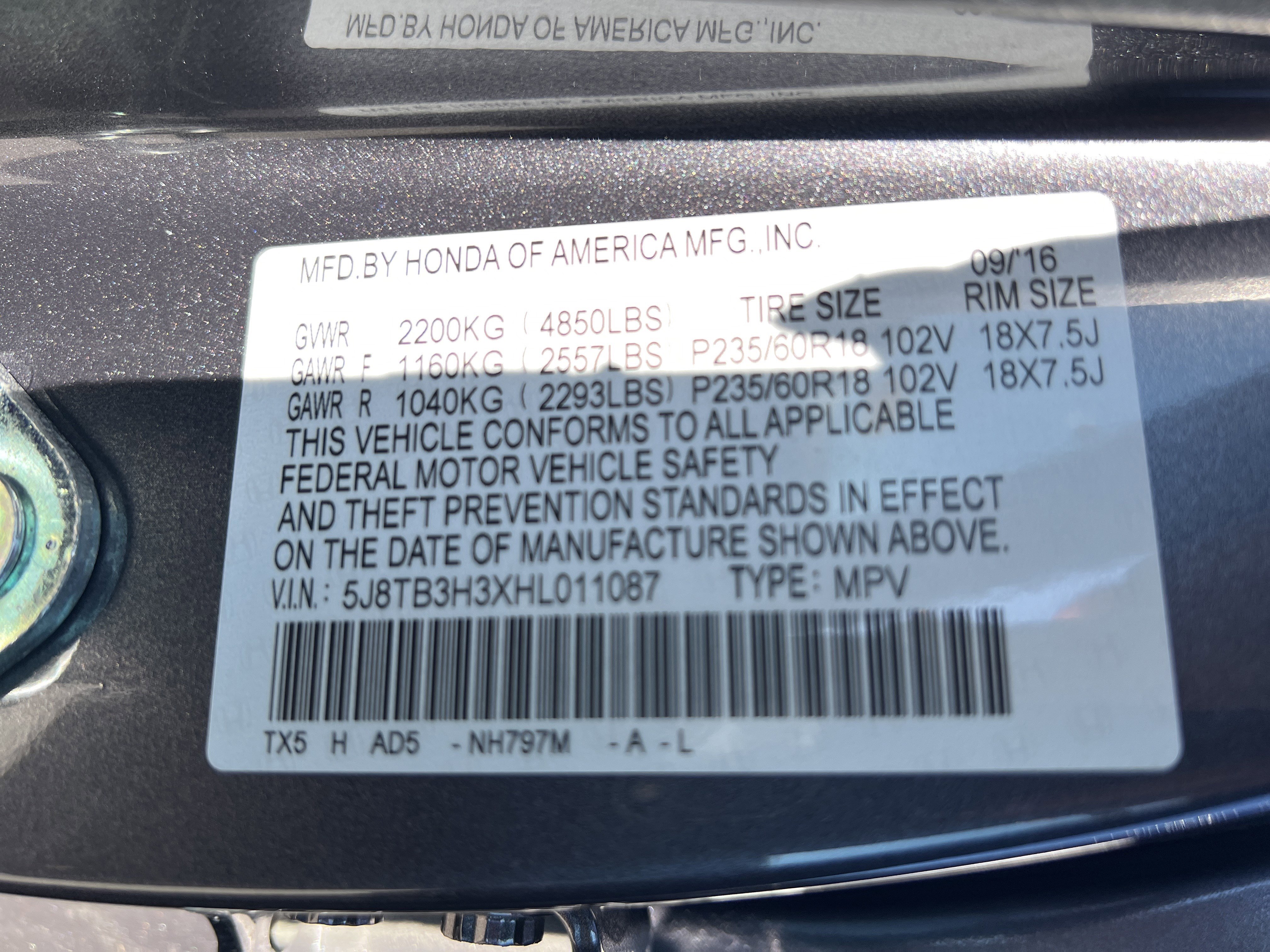 Certified 2017 Acura RDX FWD image 47