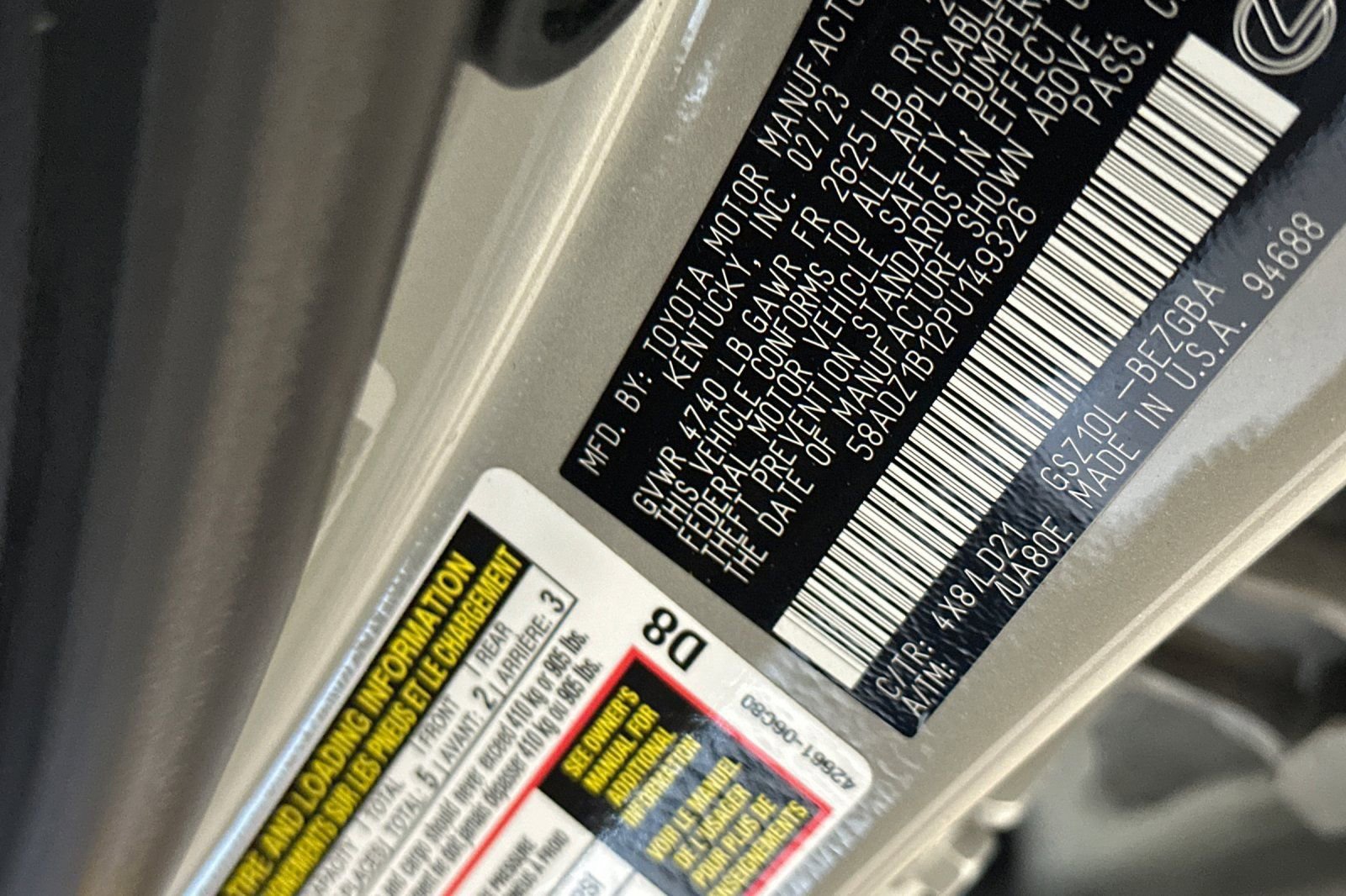 Used 2023 Lexus ES 350 w/ Premium Package FWD image 23