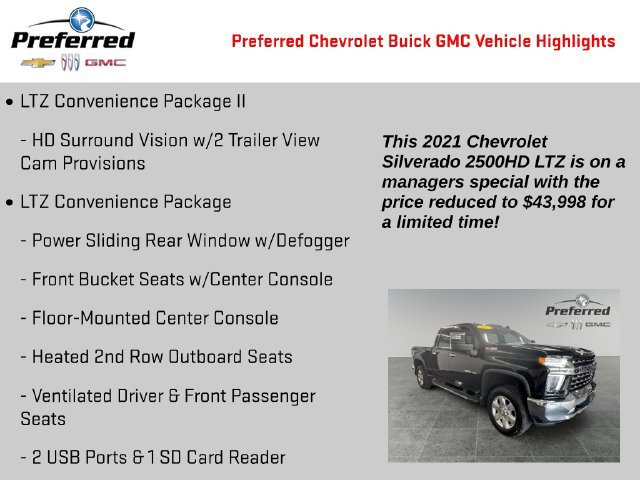 Used 2021 Chevrolet Silverado 2500 LTZ w/ LTZ Plus Package AWD/4WD image 4