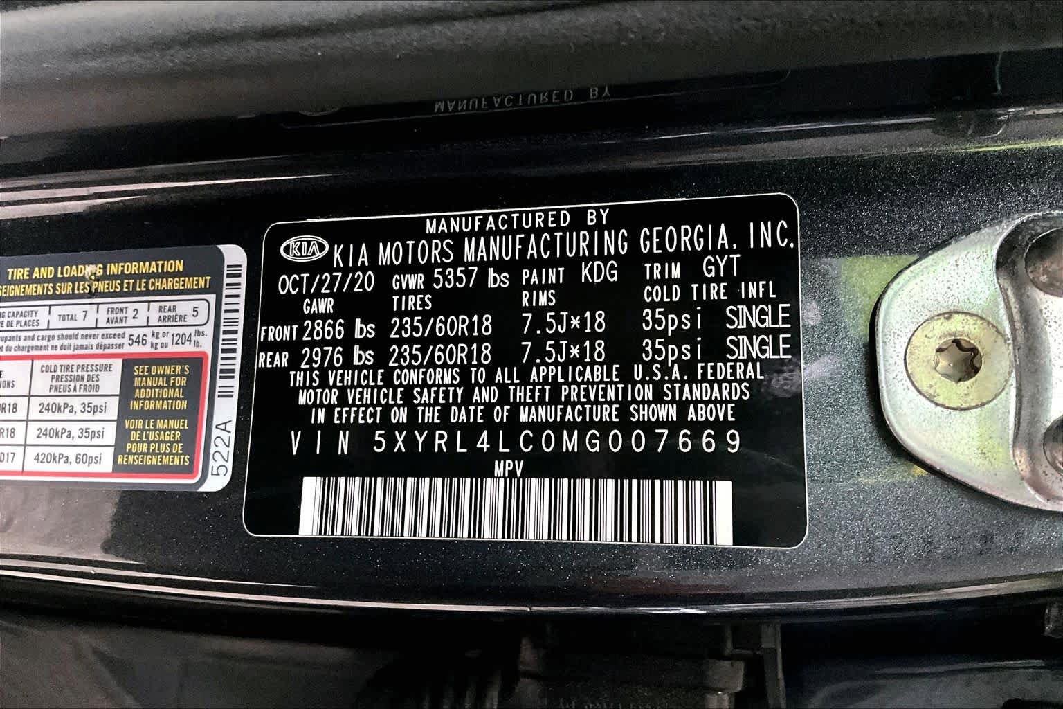 Used 2021 Kia Sorento S FWD image 31