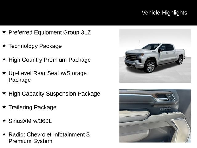 Certified 2024 Chevrolet Silverado 1500 High Country w/ High Country Premium Package AWD/4WD image 8