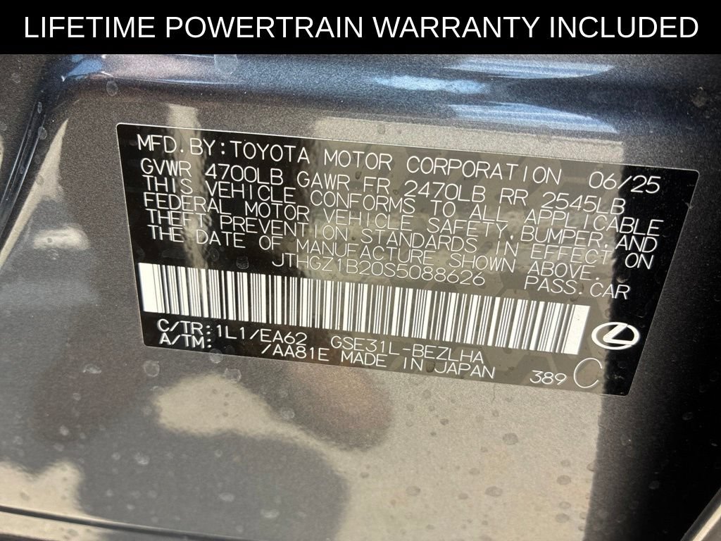 Used 2025 Lexus IS 350 F Sport w/ Accessory Package RWD image 12