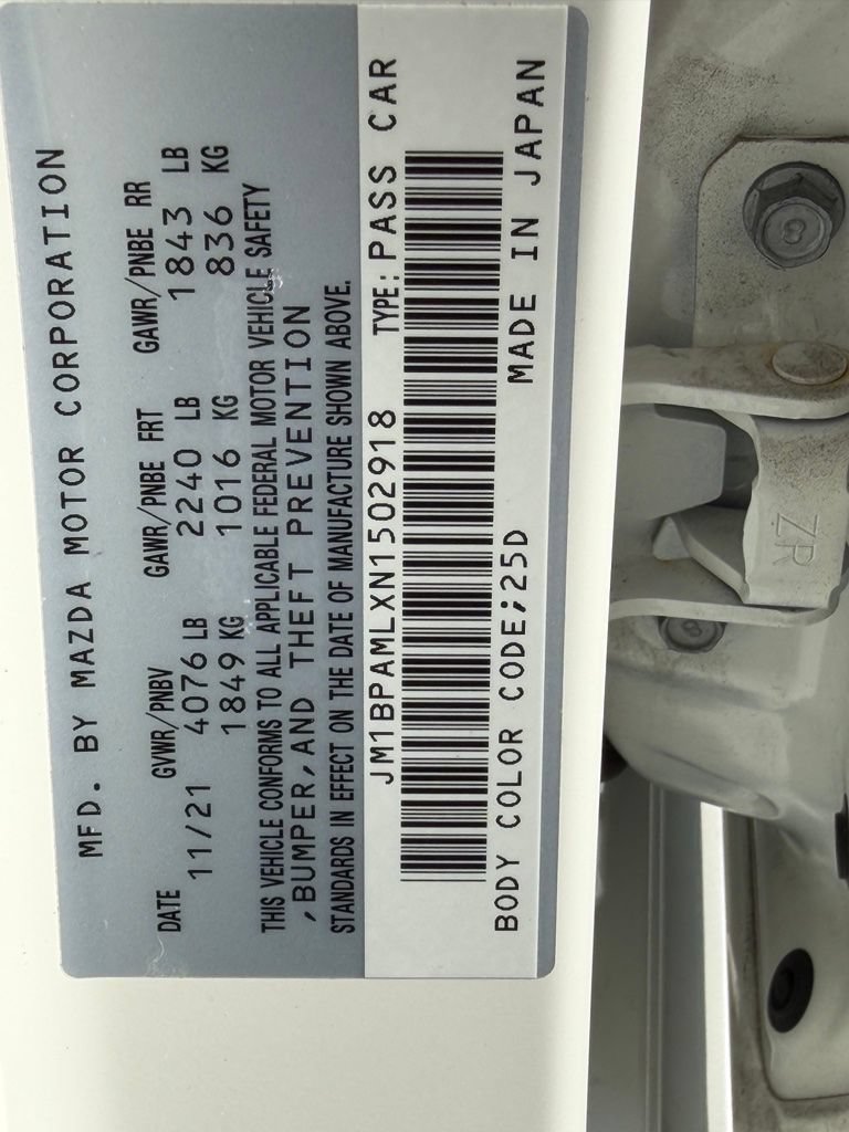 Used 2022 MAZDA MAZDA3 s FWD image 10