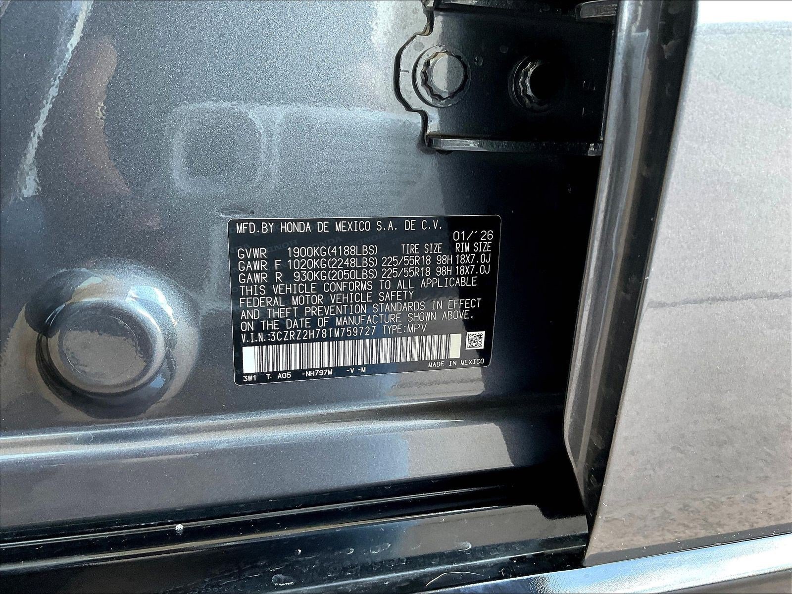 Used 2026 Honda HR-V EX-L image 19