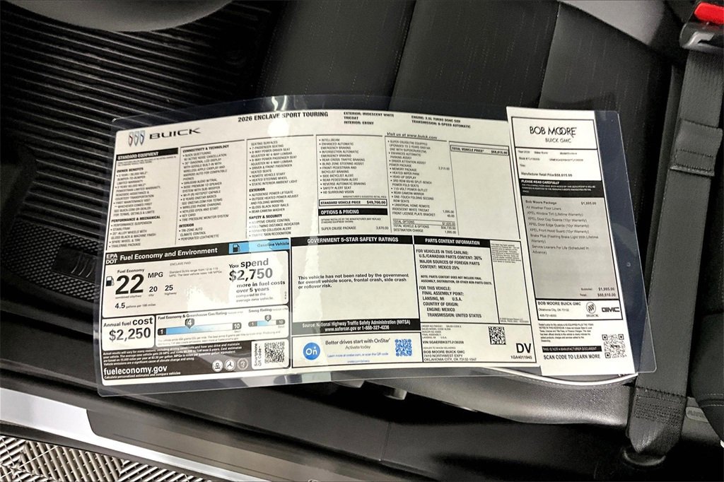 New 2026 Buick Enclave Sport Touring w/ Super Cruise Package image 13