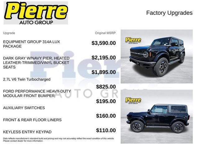 Used 2022 Ford Bronco Outer Banks AWD/4WD image 13