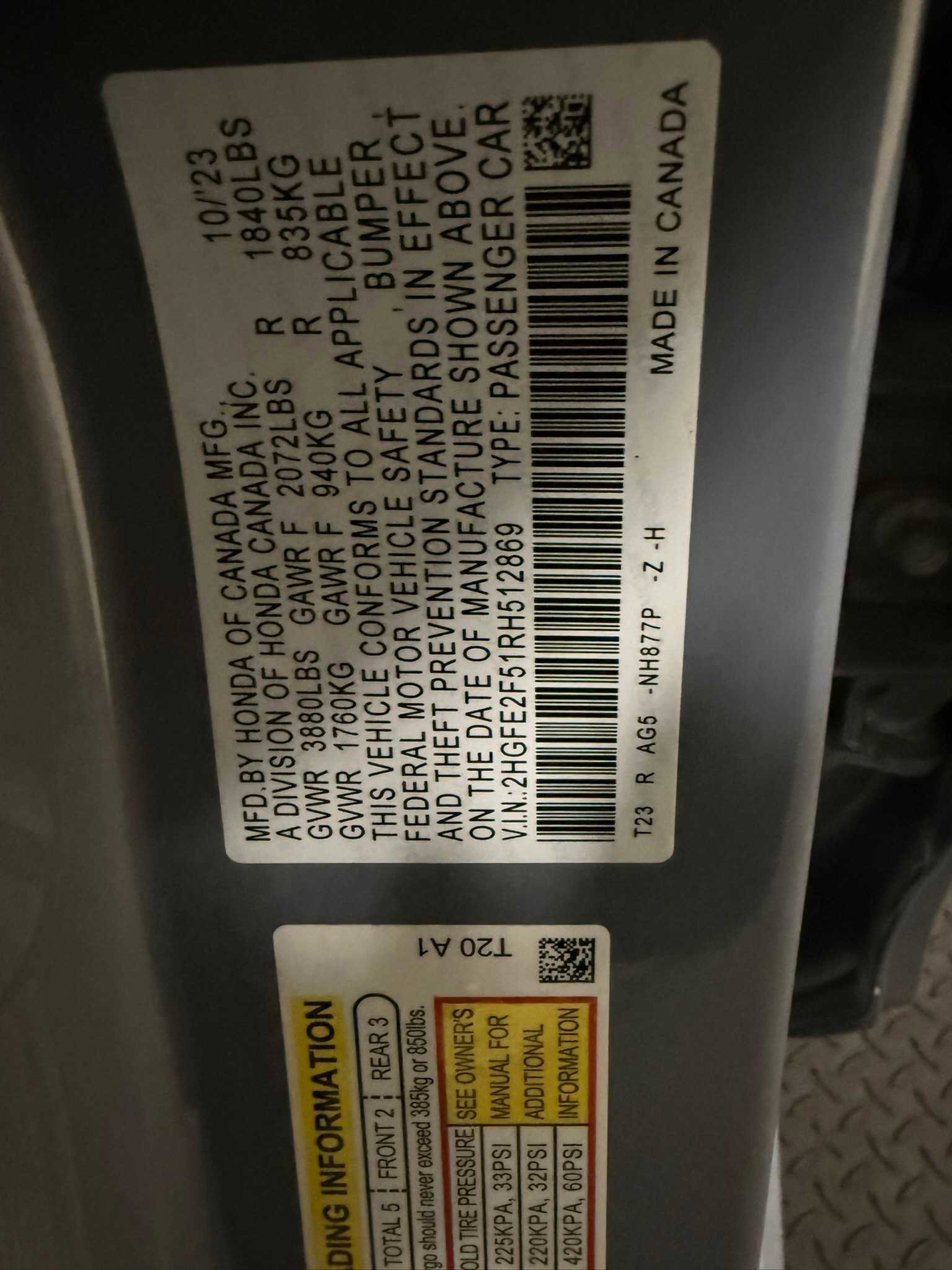 Used 2024 Honda Civic Sport image 38