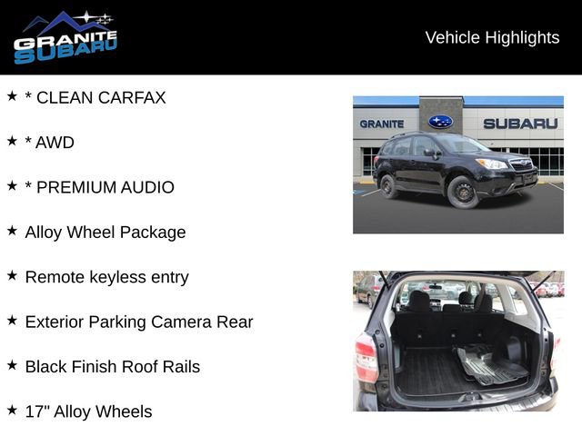 Used 2016 Subaru Forester 2.5i w/ Alloy Wheel Package image 2