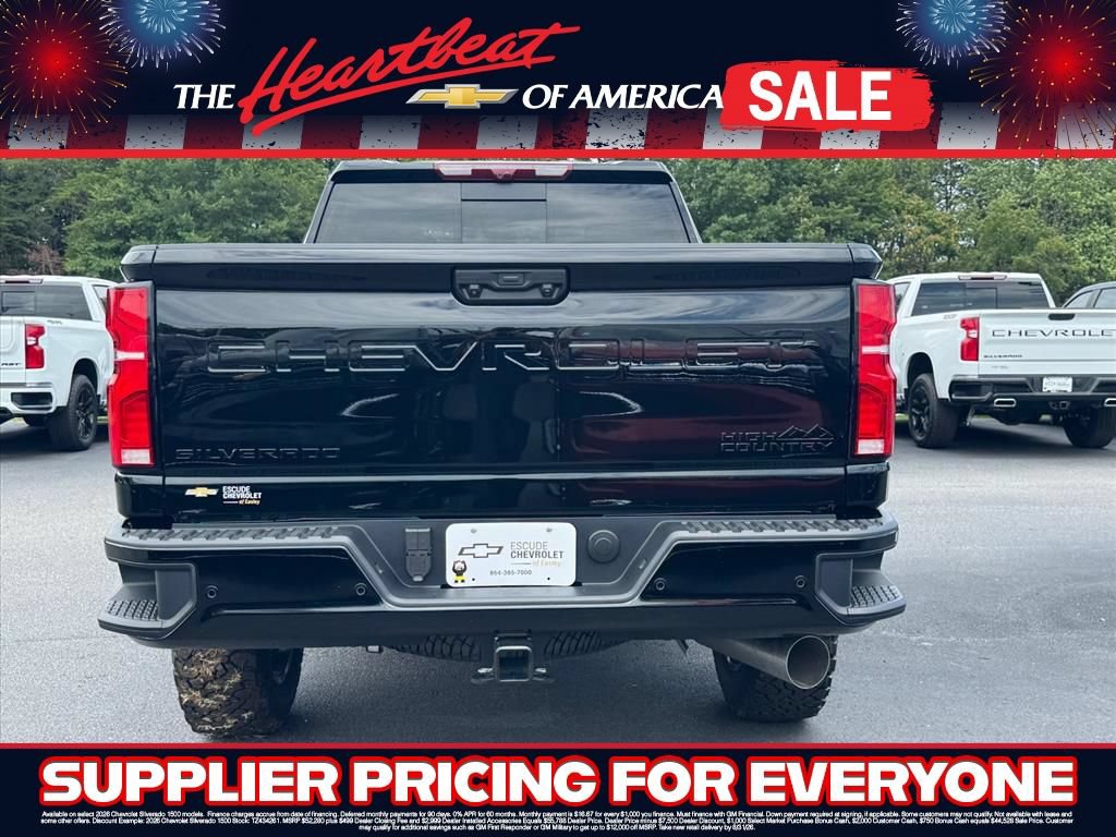 New 2026 Chevrolet Silverado 2500 High Country w/ High Country Premium Package AWD/4WD image 4