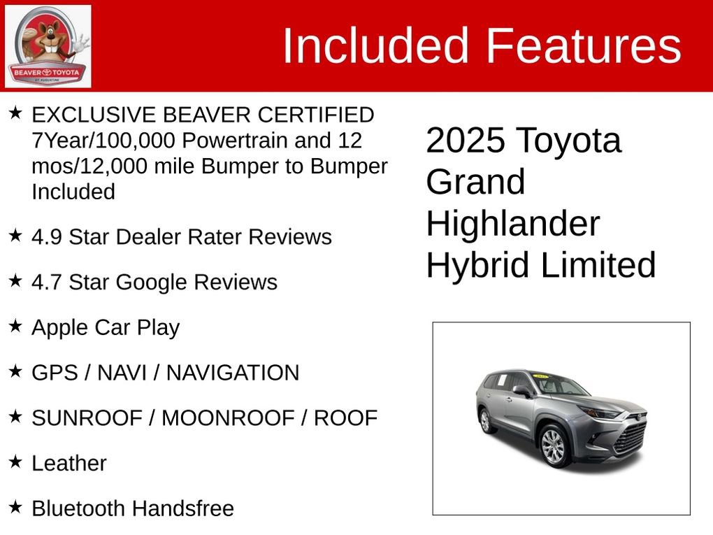 Used 2025 Toyota Grand Highlander AWD Hybrid image 4