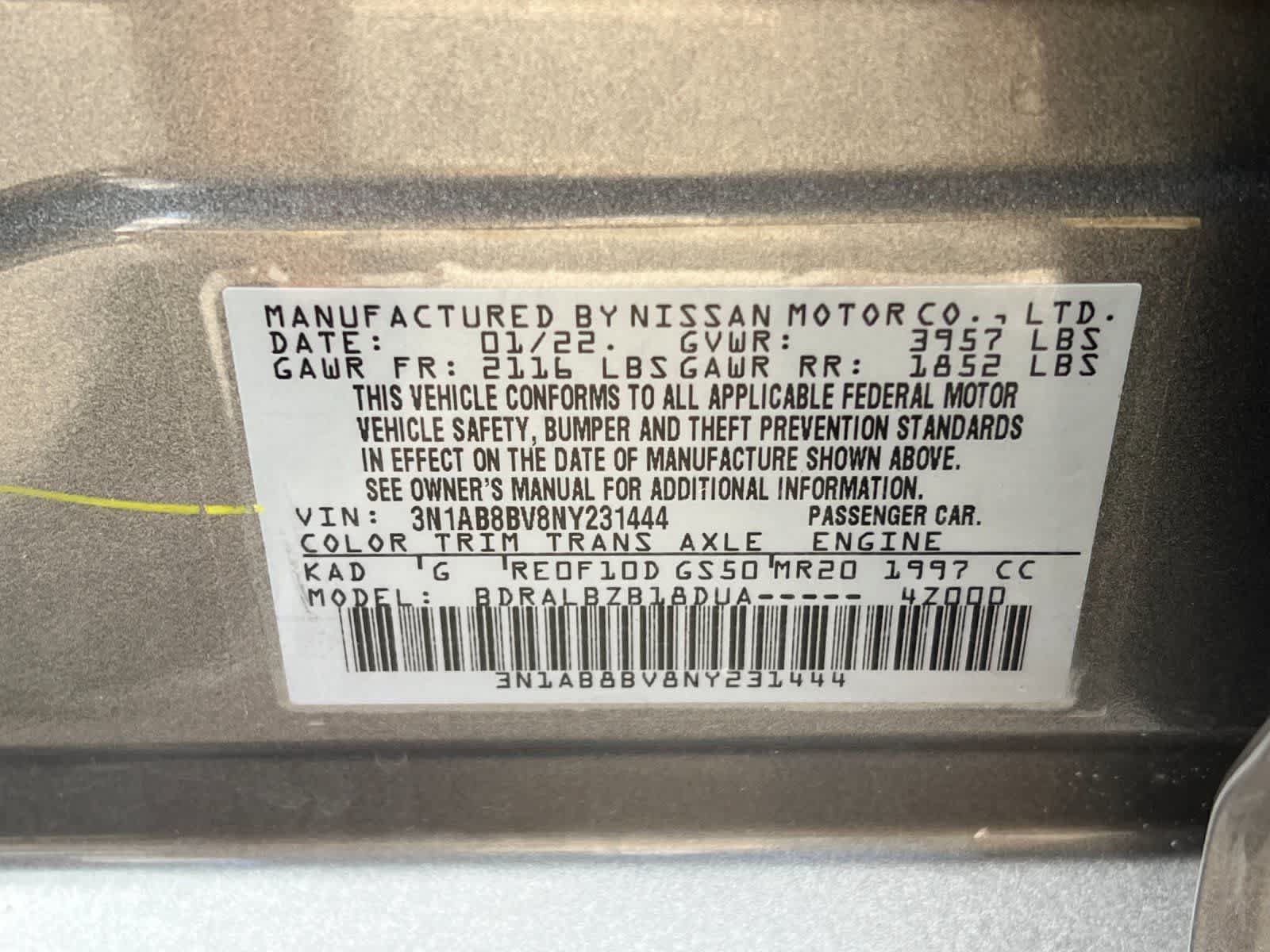 Used 2022 Nissan Sentra S FWD image 30