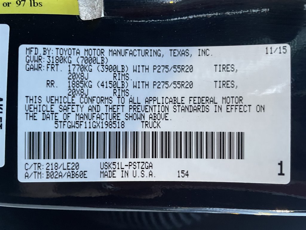 Used 2016 Toyota Tundra Platinum image 39