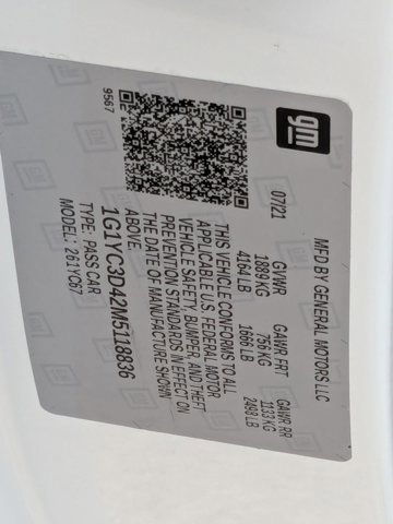 Used 2021 Chevrolet Corvette 3LT w/ Z51 Performance Package image 24