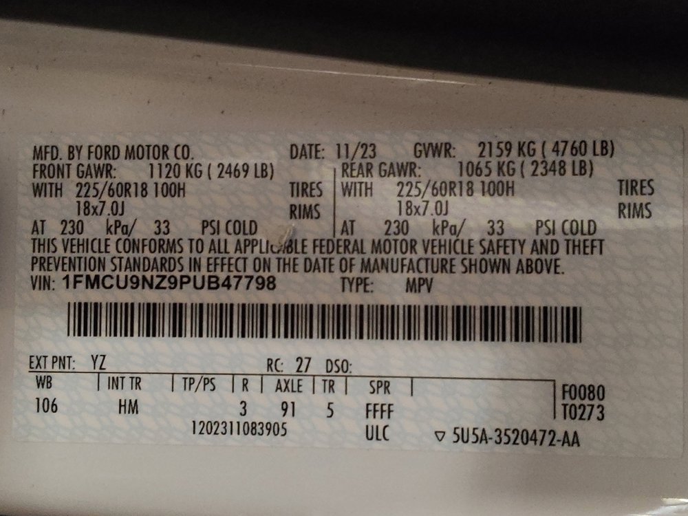 Used 2023 Ford Escape ST-Line Select image 33