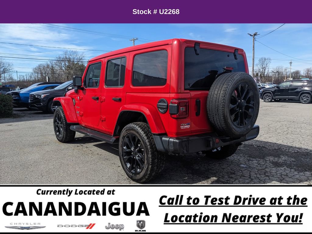 Used 2021 Jeep Wrangler Unlimited Sahara 4xe w/ Cold Weather Group image 12