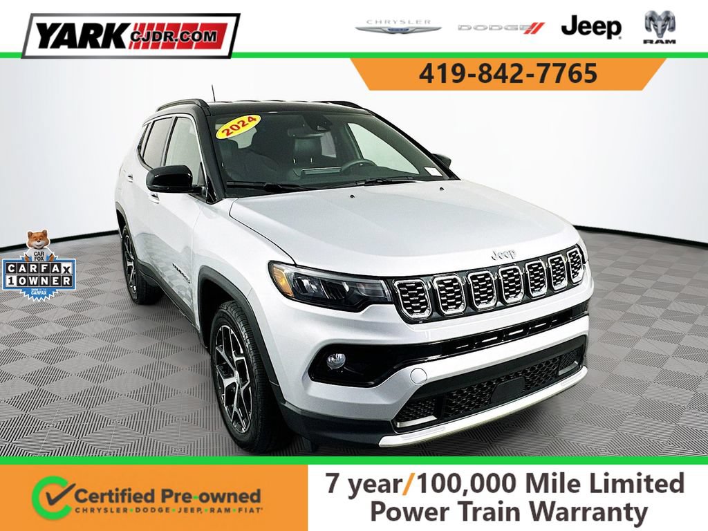 Certified 2024 Jeep Compass Limited AWD/4WD image 1