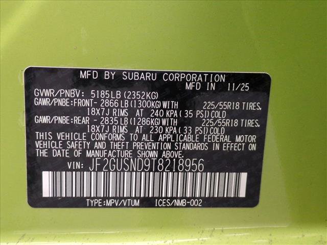 New 2026 Subaru Crosstrek 2.5i Limited w/ Crosstrek Mirror Package image 18