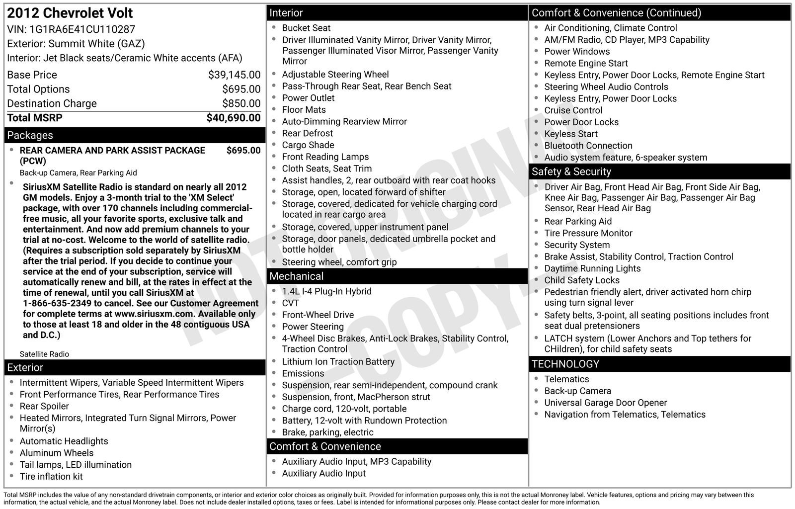 Used 2012 Chevrolet Volt image 9