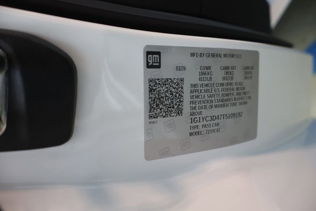 New 2026 Chevrolet Corvette Stingray Premium Conv image 43