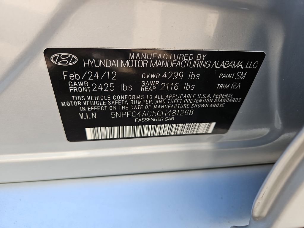 Used 2012 Hyundai Sonata Limited FWD image 29