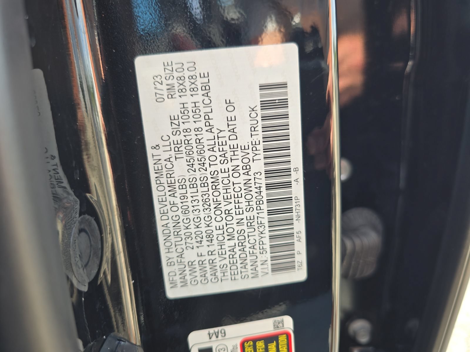 Certified 2023 Honda Ridgeline RTL-E image 31