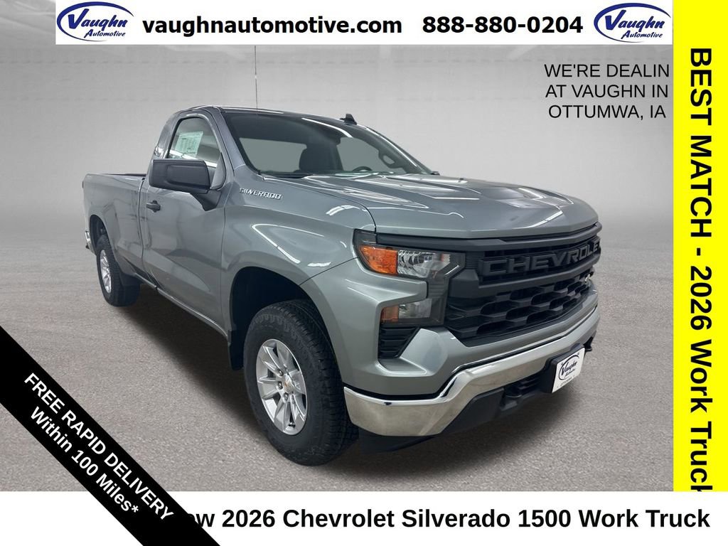 New 2026 Chevrolet Silverado 1500 W/T w/ WT Value Package