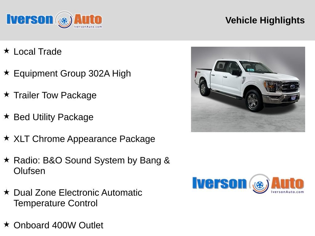 Used 2023 Ford F150 XLT w/ Equipment Group 302A High AWD/4WD image 2