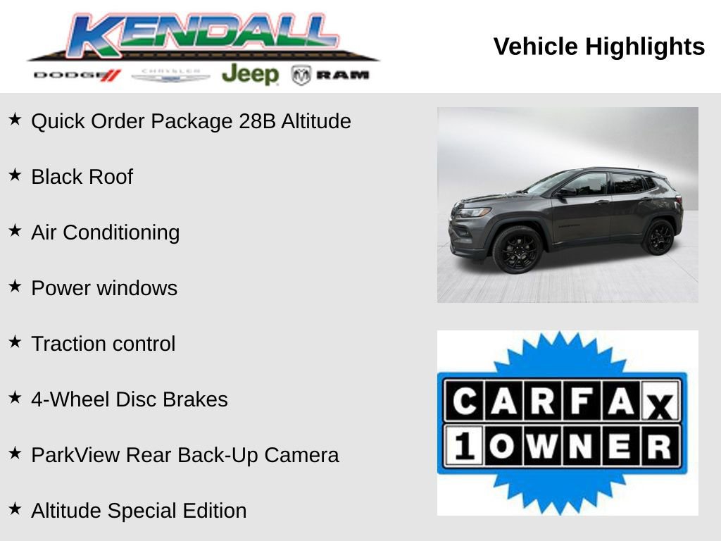 Certified 2022 Jeep Compass Altitude image 3