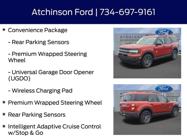 Certified 2024 Ford Bronco Sport Big Bend w/ Convenience Package image 16