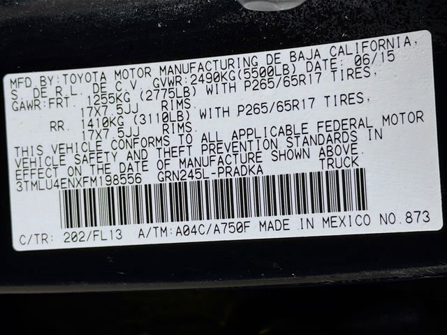 Used 2015 Toyota Tacoma 4x4 Double Cab w/ TRD Sport Package image 31