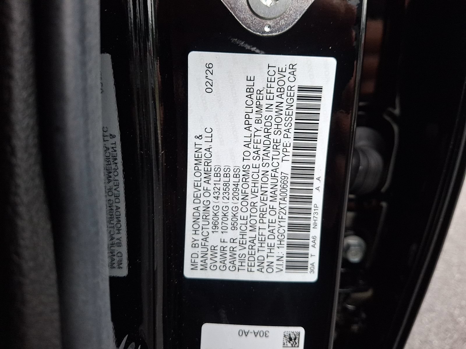 New 2026 Honda Accord LX image 10