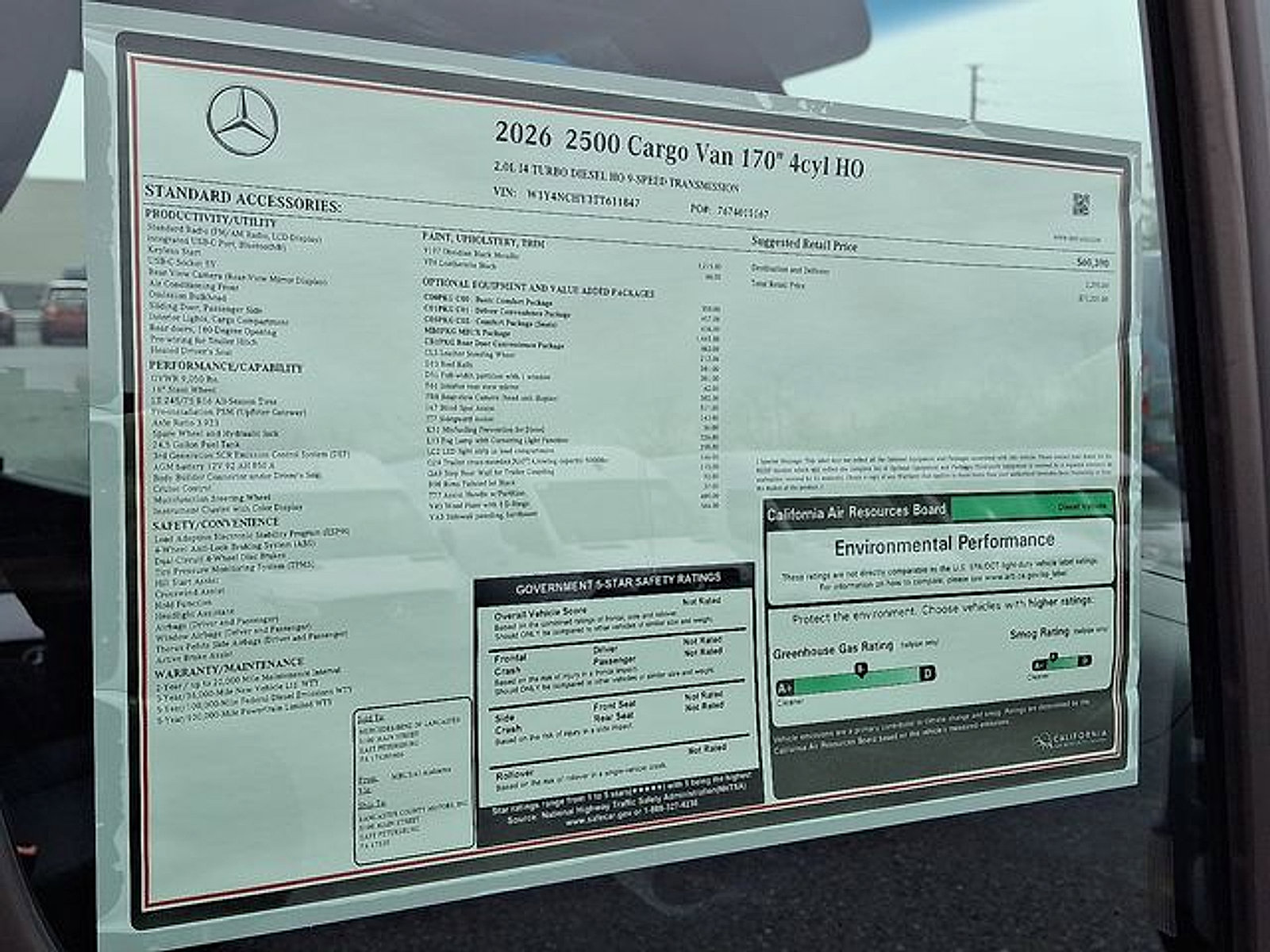 New 2026 Mercedes-Benz Sprinter 2500 image 24