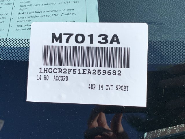 Used 2014 Honda Accord Sport image 47