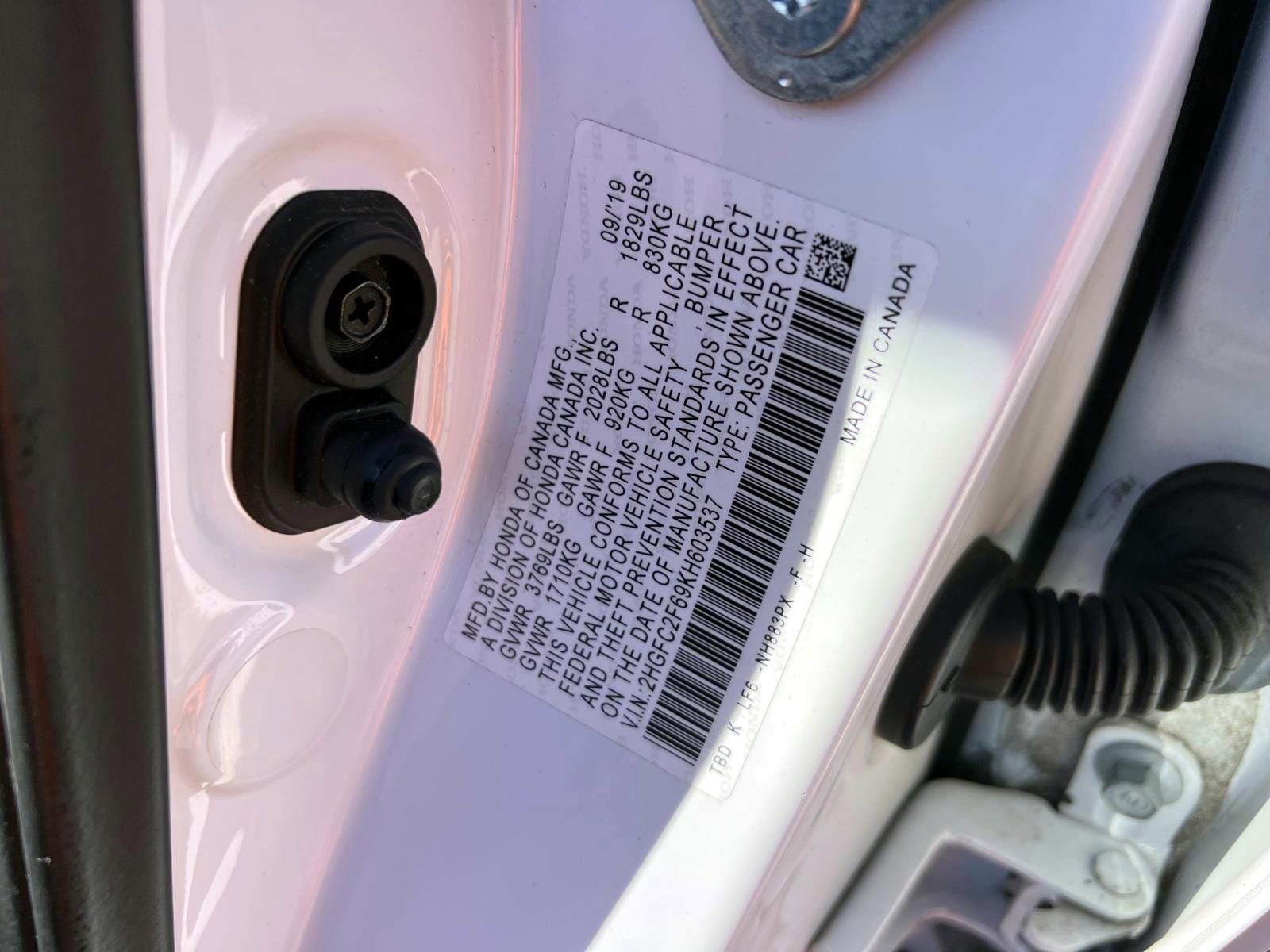 Certified 2019 Honda Civic LX image 15
