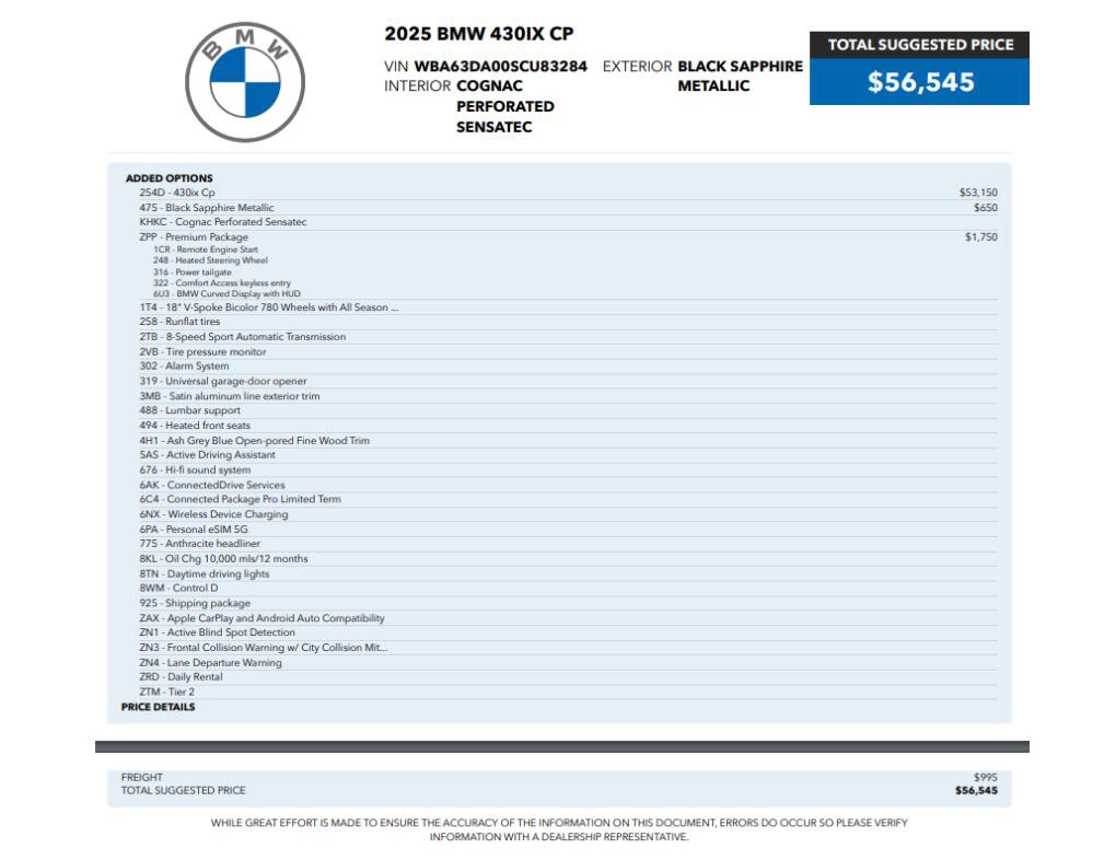 Used 2025 BMW 430i xDrive Coupe AWD/4WD image 2