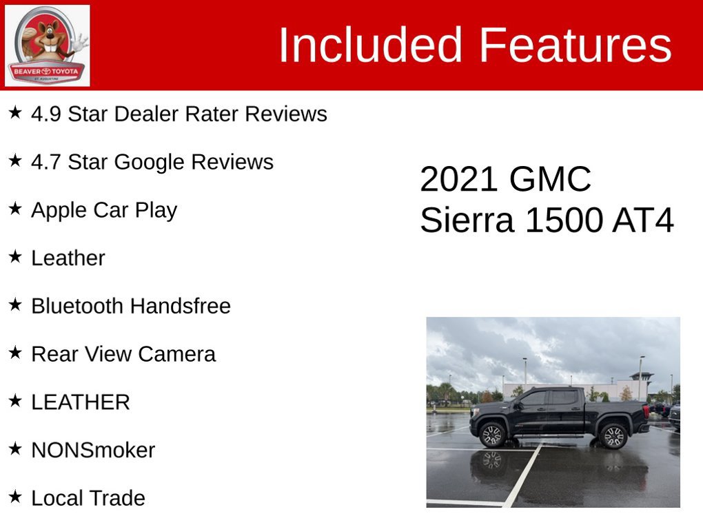 Used 2021 GMC Sierra 1500 AT4 w/ AT4 Value Package AWD/4WD image 5