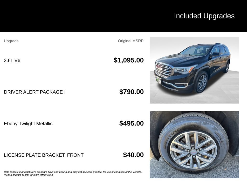 Used 2019 GMC Acadia SLE w/ Driver Alert Package I image 10