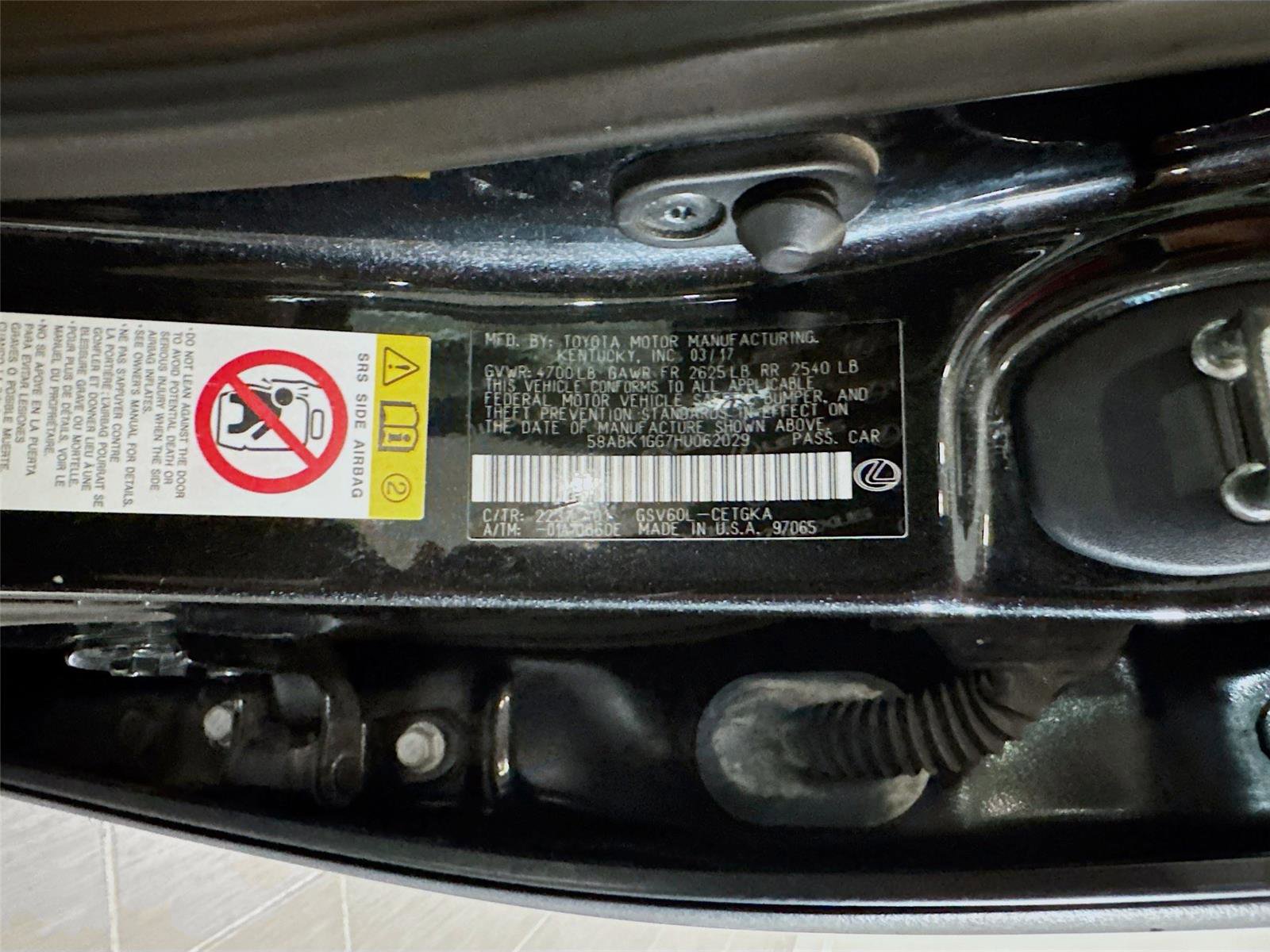 Used 2017 Lexus ES 350 w/ Premium Package FWD image 36