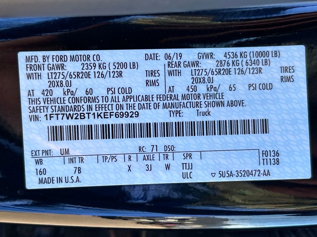 Used 2019 Ford F250 Platinum w/ Platinum Ultimate Package image 35