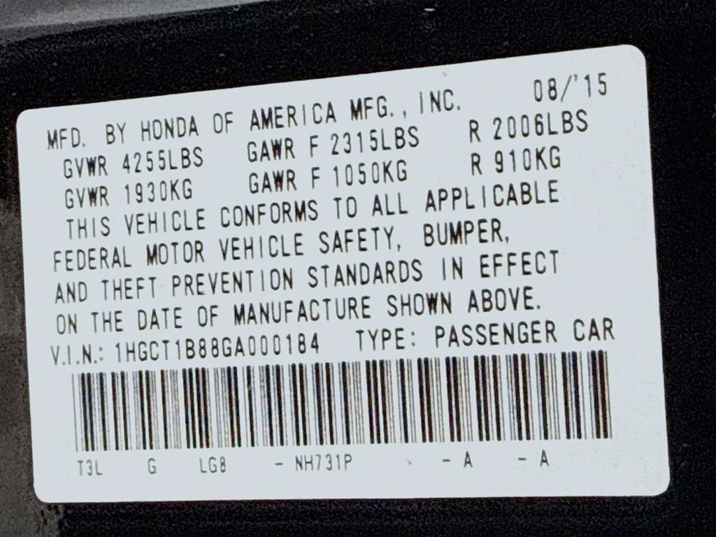 Used 2016 Honda Accord EX-L image 30