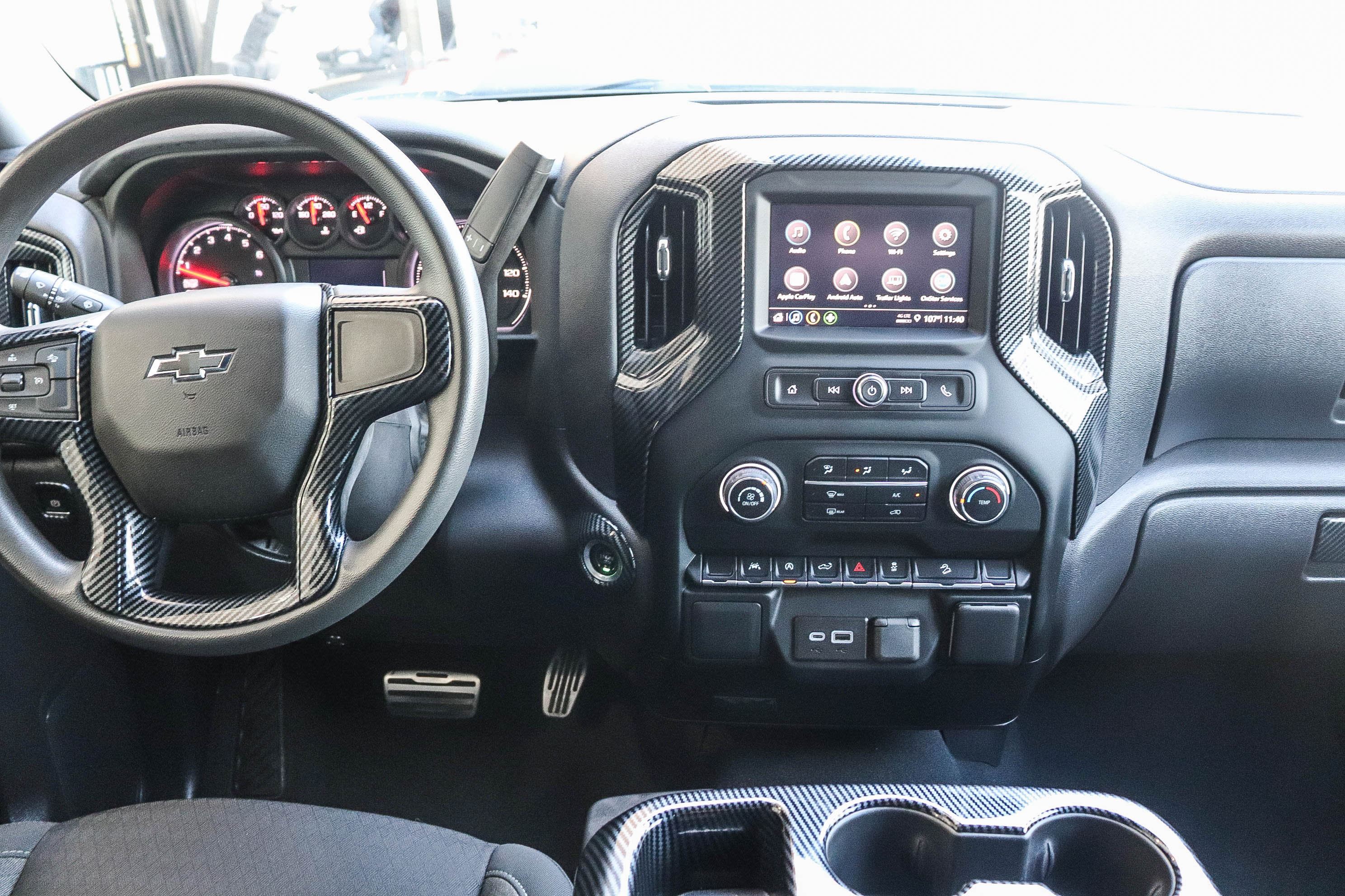 Used 2024 Chevrolet Silverado 1500 Custom Trail Boss w/ LPO, Dark Essentials Package AWD/4WD image 13