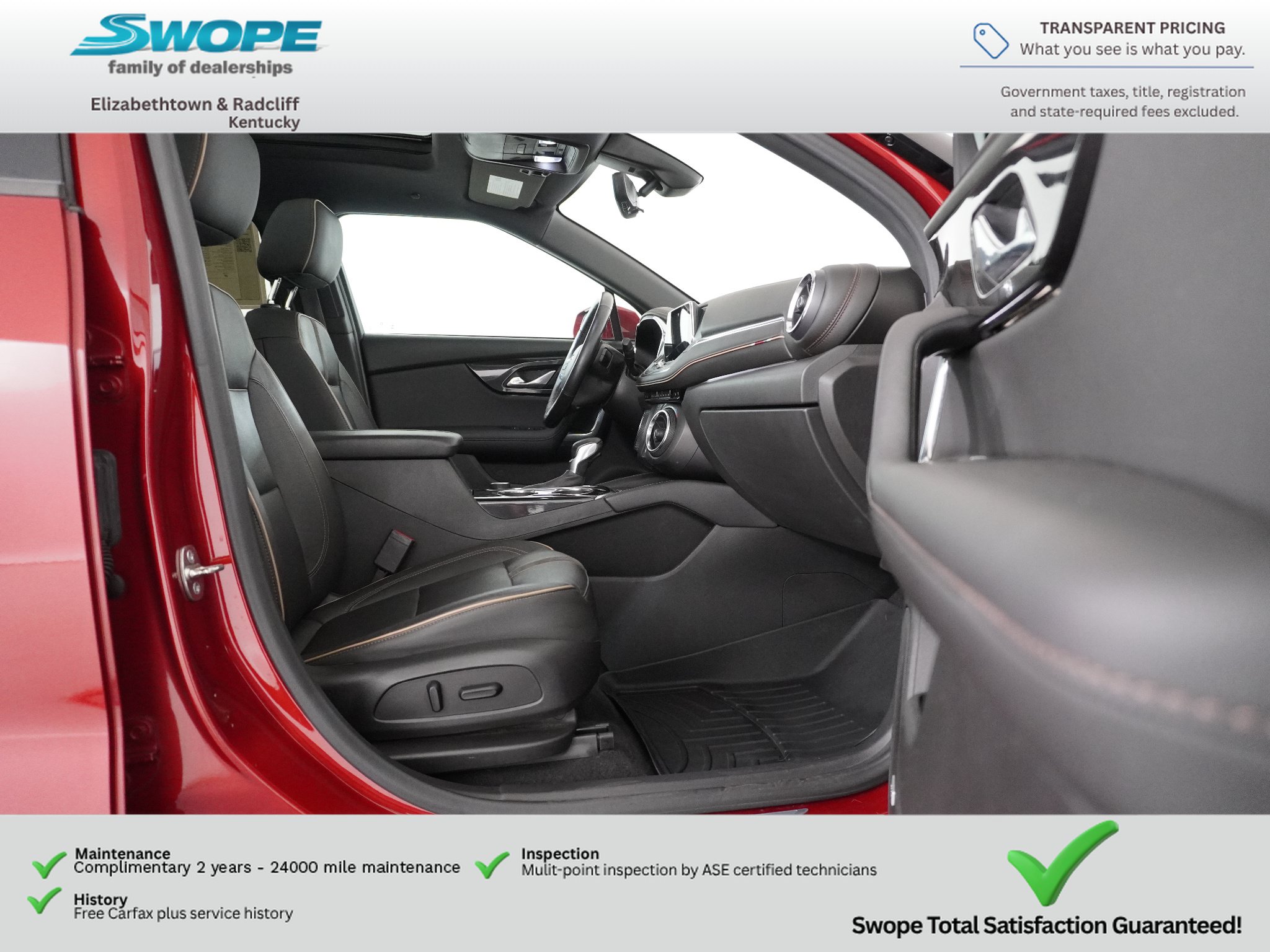 Used 2019 Chevrolet Blazer Premier w/ Sun and Wheels Package FWD image 10