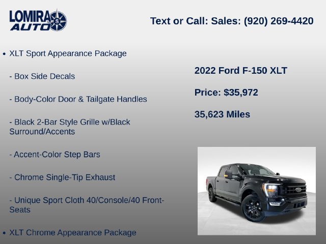 Used 2022 Ford F150 XLT w/ Equipment Group 302A High AWD/4WD image 39