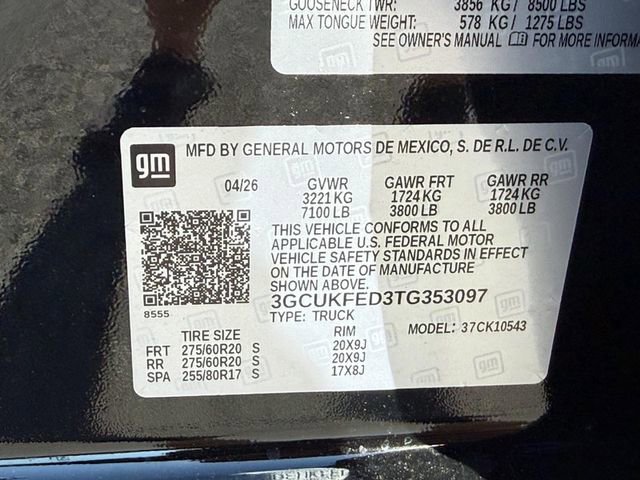 New 2026 Chevrolet Silverado 1500 LT Trail Boss w/ Convenience Package II AWD/4WD image 20