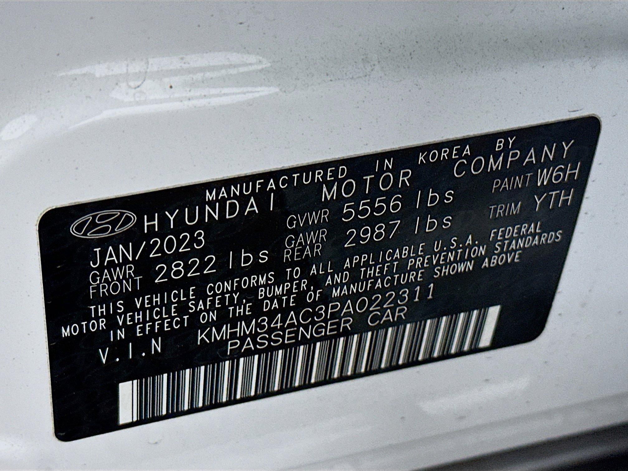 Used 2023 Hyundai Ioniq 6 SEL w/ Cargo Package image 12